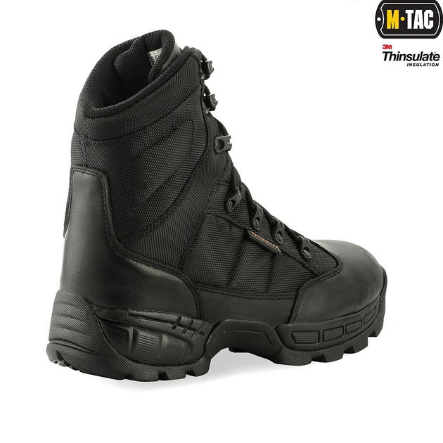 Берці зимові чоловічі тактичні черевики, що не промокають, M-tac Thinsulate Black розмір 44 (29 см) високі з утеплювачем - зображення 2