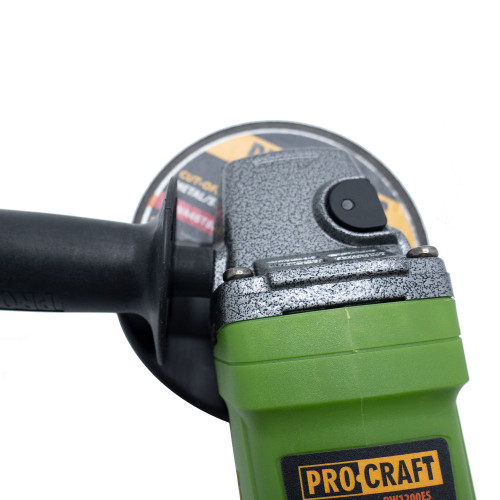 Кутова шліфувальна машина з регулятором оборотів Procraft PW1200ЕS в комплекті з відрізним колом по металу та робочими рукавичками - зображення 8