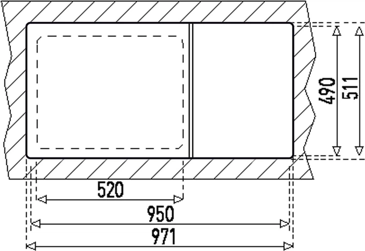 Zlewozmywak TEKA Maestro Frame FR97SXRF 970x510x180 mm stal polerowana (40180610) - obraz 4