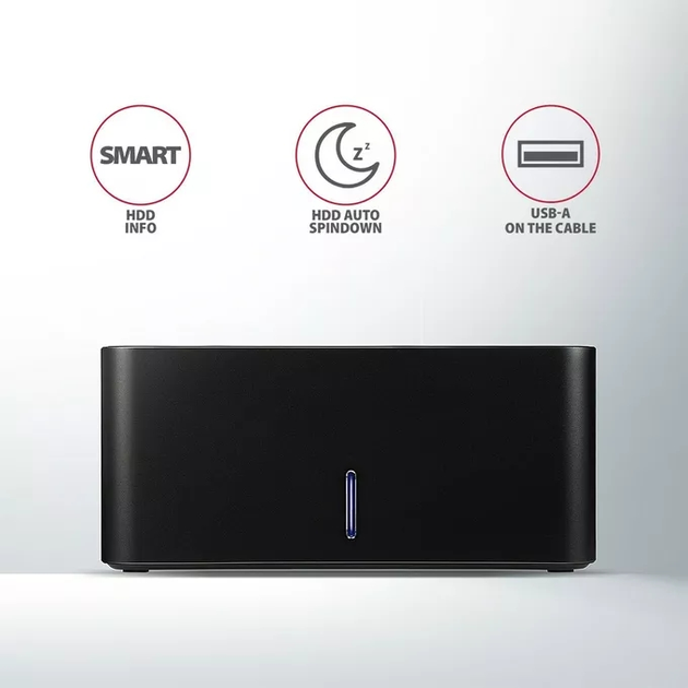 Stacja dokująca Axagon ADSA-SN do dysków SSD/HDD 2.5/3.5" SATA 6G USB 3.2 Gen 1 - obraz 5