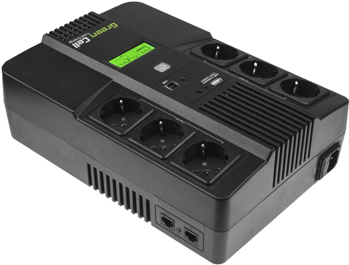 UPS Greencell Line-Interactive 0.8 kVA (5902701419738) - obraz 3