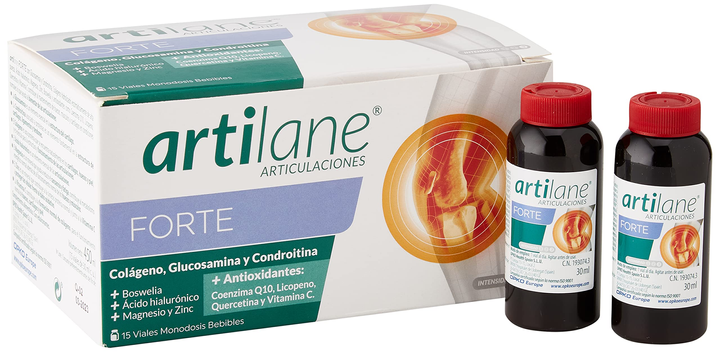 Suplement diety Pharmadiet Artilane Forte 15 fiolek (8414042005244) - obraz 1