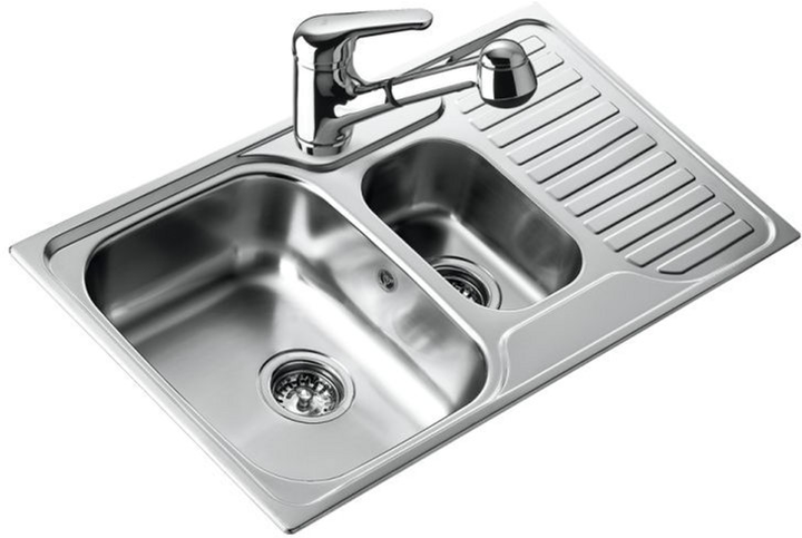 Zlewozmywak TEKA Easy Princess 1 ½C MTX 800x500x150 mm mikrotekstura (40109182) - obraz 2