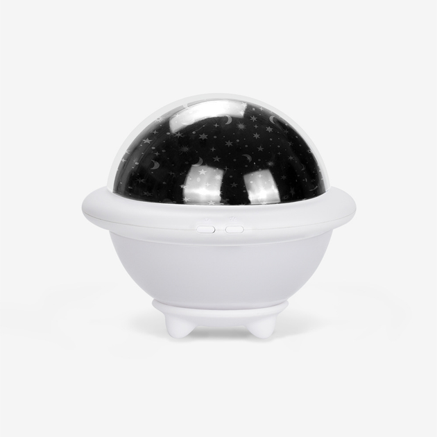 Светодиодный проектор звездного неба двухсторонний с ночником magic-ball UFO LED разноцветные режимы света на подставке USB - изображение 7