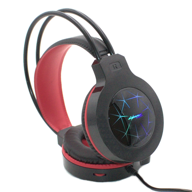 Комплект геймерский 4в1 "Киберпанк" игровая клавиатура и мышь Jedel CYBERPUNK 2077 9CP с RGB подсветкой + наушники, коврик для мыши - изображение 9