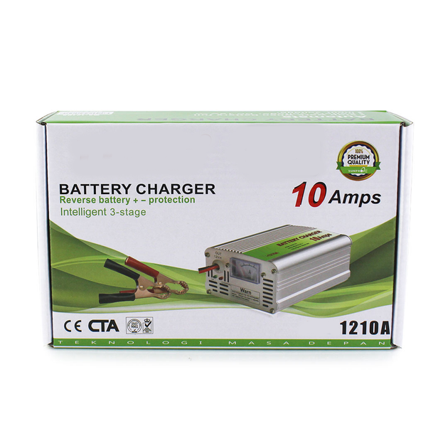Зарядное устройство для аккумуляторов Energy Battery Charger BC-MA1210A с встроенным амперметром DC 12V 10A - изображение 6