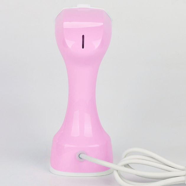 Відпарювач ручний для одягу UKC Garment Steamer SI-6025P пароочисник для речей та штор 1100 Вт Рожевий - зображення 10