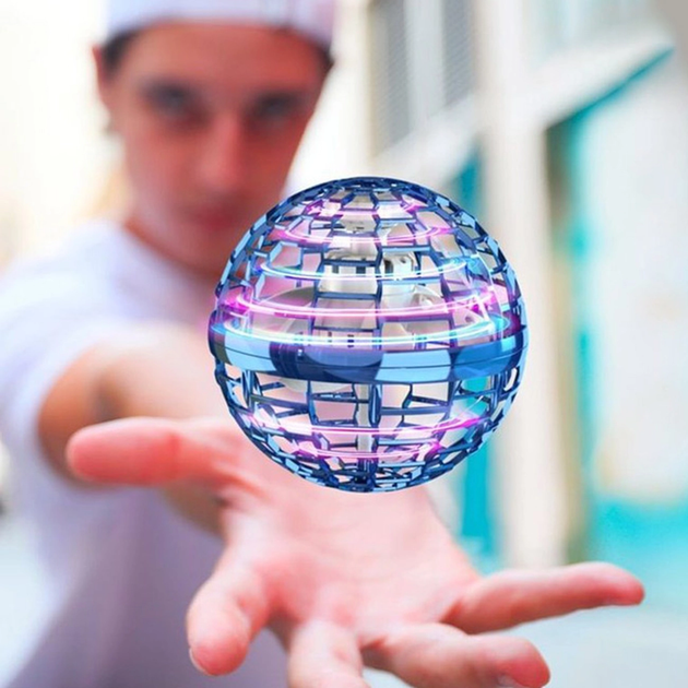 Літаючий шар Спіннер Nova-Fly Spinner Drone електрична іграшка левітуючий бумеранг з LED підсвічуванням 95 мм - зображення 12