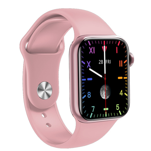 Смарт часы Smart Watch M16 mini 38mm Aluminium голосовой вызов, фитнес функции, здоровье Pink - изображение 5