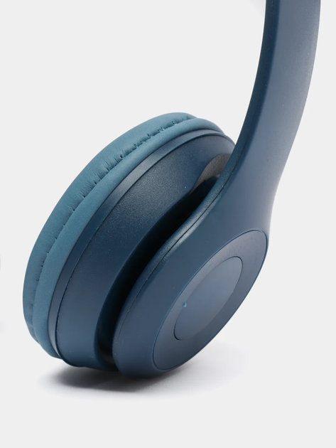 Беспроводные Bluetooth наушники с кошачьими ушками полноразмерные CAT-ear CEP47-M с LED подсветкой и MicroSD, microUSB, AUX Blue - изображение 5