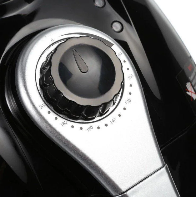 Аерофритюрниця з функцією аерогрилю для приготування без олії Air Fryer MS3220AF з антипригарним покриттям 4.5L 1300W Black - зображення 9