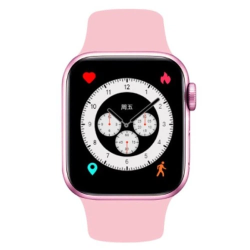 Умные смарт часы Smart Watch AK99-SW, 4.4 см -Голосовой вызов, фитнес функции, алюминиевый корпус, магнитная зарядка Pink - зображення 5