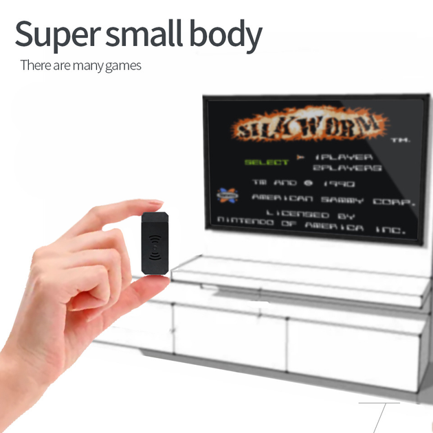 Игровая приставка на 600 игр с двумя беспроводными джойстиками Nes GAME 600D-HDMI 4K для телевизора 8Bit - Фото 3 Игровая приставка на 600 игр с двумя беспроводными джойстиками Nes GAME 600D-HDMI 4K для телевизора 8Bit - изображение 3