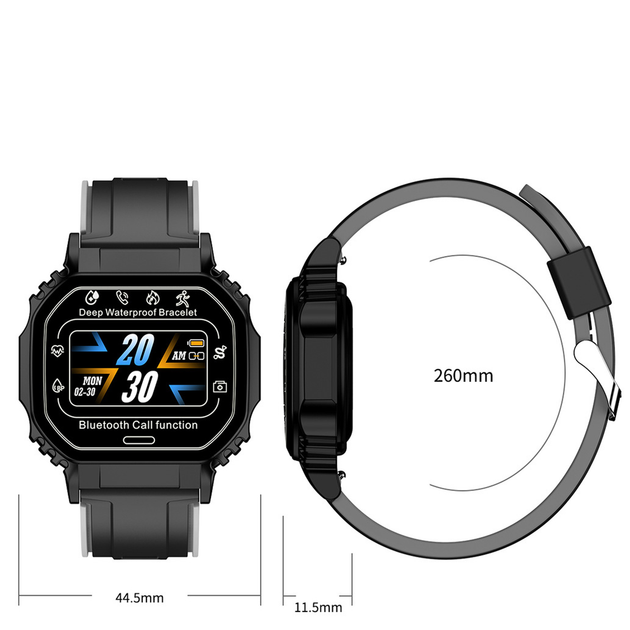 Смарт годинник Smart watch B3-2 розумний браслет з функціями пульсометра, дзвінки, повідомлення, крокомір, вологозахищений Чорний - Фото 6 Смарт годинник Smart watch B3-2 розумний браслет з функціями пульсометра, дзвінки, повідомлення, крокомір, вологозахищений Чорний - зображення 6