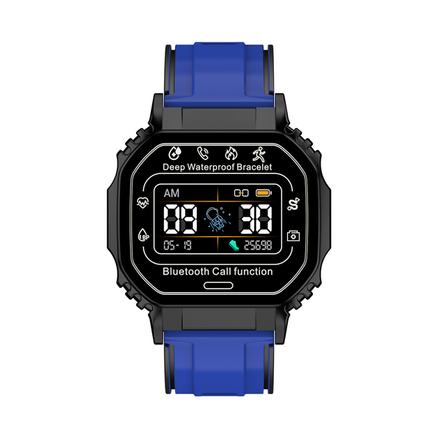 Смарт часы Smart watch B3-2-IP67 влагозащита, фитнес, здоровье Синий - изображение 4