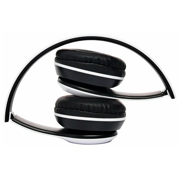 Бездротові навушники Bluetooth Wireless Headset MDR P47 Black Гарнітура для ПК, телефону з мікрофоном - microSD, FM White - зображення 9