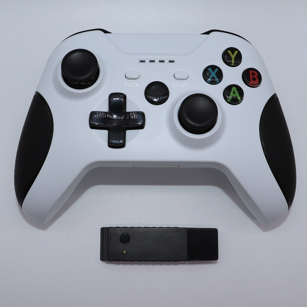 Бездротовий ігровий геймпад Generic X-ONE Wireless акумуляторний джойстик для XBox One, PlayStation 3, PC, Android White - зображення 4