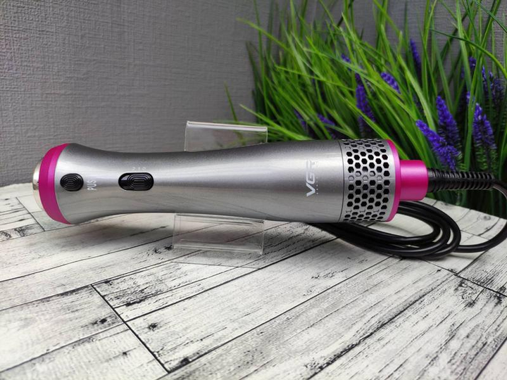 Фен стайлер для волос многофункциональный 4в1 VGR 408V профессиональный мощный с насадками, инонизация 800Вт - изображение 6