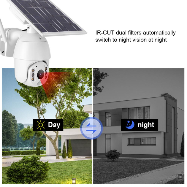 Уличная Wi-Fi камера видеонаблюдения с солнечной батареей B-Sonic FC19 1080P 2Мп, с управлением через телефон двухсторонний интерком и ночная съёмка - Фото 8 Уличная Wi-Fi камера видеонаблюдения с солнечной батареей B-Sonic FC19 1080P 2Мп, с управлением через телефон двухсторонний интерком и ночная съёмка - изображение 8