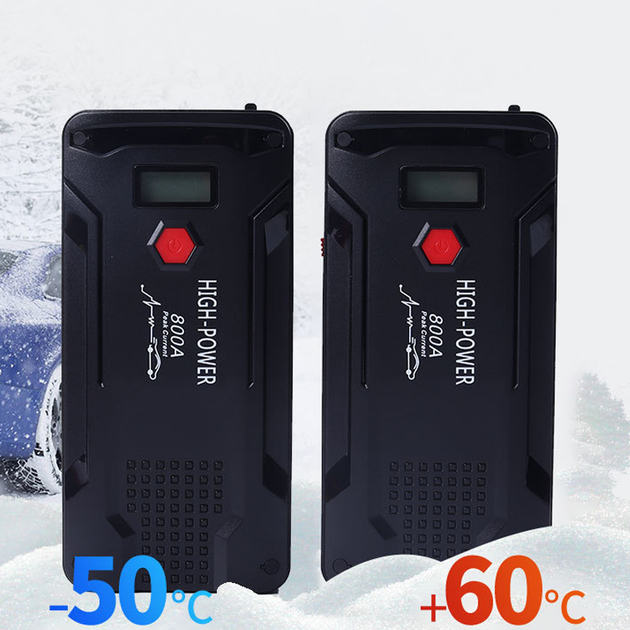 Автомобильное пуско-зарядное устройство многофункциональное Jumpstarter H30T 68800 mAh 400/800A с функцией Powerbank - изображение 6
