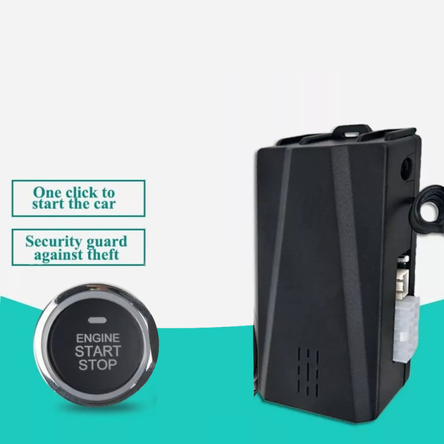 Система запуска двигателя кнопка Smart System START-STOP универсальная с подсветкой и режимом старта на холодную - изображение 7