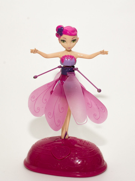 Летающая игрушка сказочная фея с управлении рукой на подставке подиум Beauty Toy Magical Fairy звуковые и световые эффекты Розовая - Фото 5 Летающая игрушка сказочная фея с управлении рукой на подставке подиум Beauty Toy Magical Fairy звуковые и световые эффекты Розовая - изображение 5