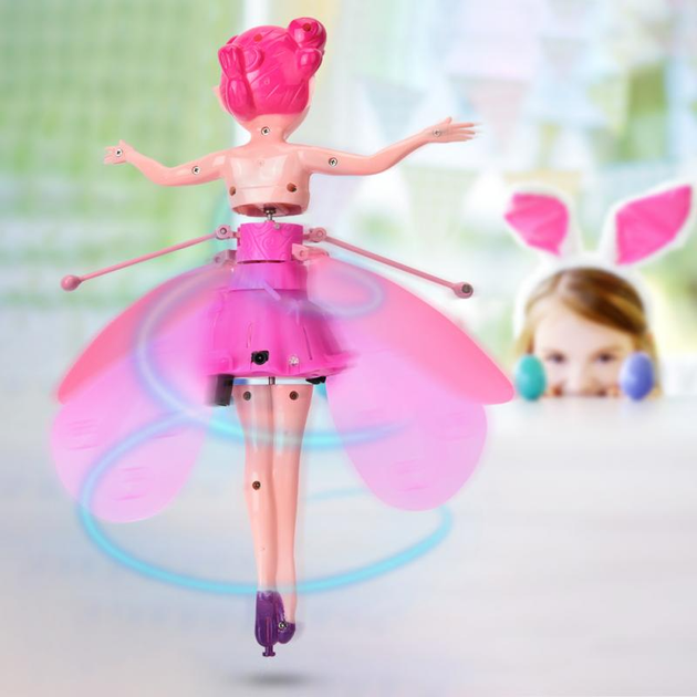 Летающая игрушка сказочная фея с управлении рукой на подставке подиум Beauty Toy Magical Fairy звуковые и световые эффекты Розовая - Фото 10 Летающая игрушка сказочная фея с управлении рукой на подставке подиум Beauty Toy Magical Fairy звуковые и световые эффекты Розовая - изображение 10