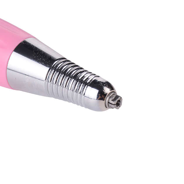 Фрезер-машинка для маникюра и педикюра с педалью Beauty nail 9-1 DM-208 коррекции искусственных ногтей 6 насадок 25 т об/мин Розовая - изображение 11