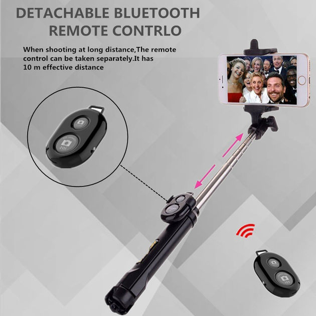 Экшн камера с боксом для подводного плавания водонепроницаемая Action Camera D6+ Селфи палка-монопод Bluetooth Черный - изображение 8