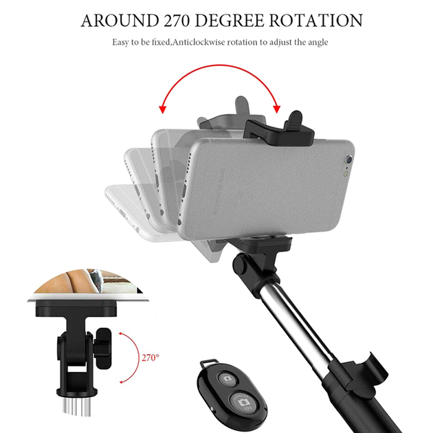 Экшн камера с боксом для подводного плавания водонепроницаемая Action Camera D6+ Селфи палка-монопод Bluetooth Черный - изображение 11