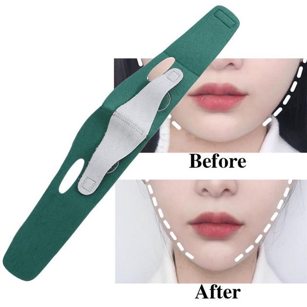Маска бандаж для лица Easy Lifting Mask MW-334 корректирующая овал и второй подбородок, разглаживает морщины - Фото 7 Маска бандаж для лица Easy Lifting Mask MW-334 корректирующая овал и второй подбородок, разглаживает морщины - изображение 7