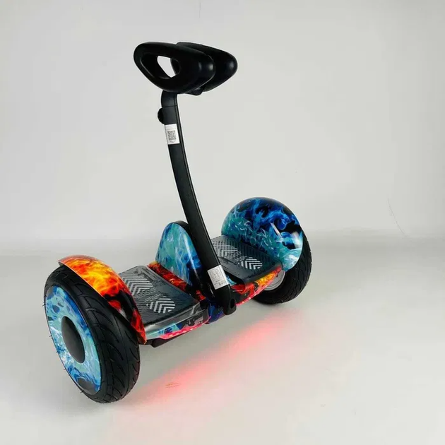 Сигвей Mirobot mini с Bluetooth, большими колёсами 10.5'' и зарядом до 20км хода Огонь и лёд - изображение 3