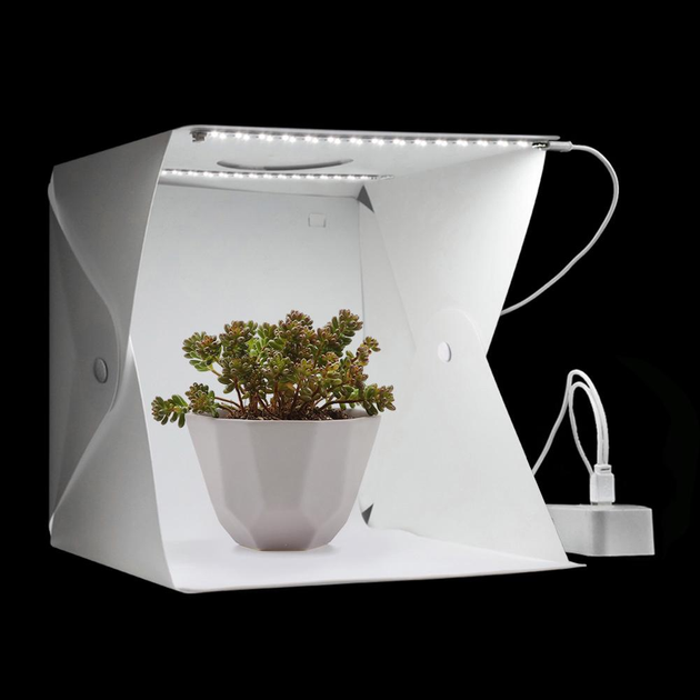 Фотобокс раскладной с LED подсветкой для предметной и макросъемки lightbox Shiny Лайтбокс 20х20 см - Фото 11 Фотобокс раскладной с LED подсветкой для предметной и макросъемки lightbox Shiny Лайтбокс 20х20 см - изображение 11