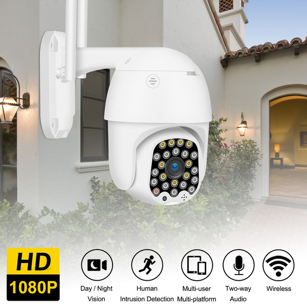 Уличная IP камера видеонаблюдения Wi-Fi цветная Istil 555 2Mp-1080P, PTZ с двухсторонней связью и ночной подсветкой - изображение 12