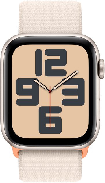 Смарт-годинник Apple Watch SE (2023) GPS 44mm Starlight Aluminium Case with Starlight Sport Loop (MRE63) - зображення 2