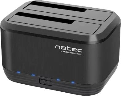 Док-станція NATEC Kangaroo Dual для HDD/SSD 2.5/3.5" USB 3.0 (NSD-0955) - зображення 1