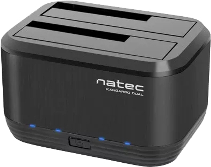 Stacja dokująca NATEC Kangaroo Dual do HDD/SSD 2.5/3.5" USB 3.0 (NSD-0955) - obraz 1