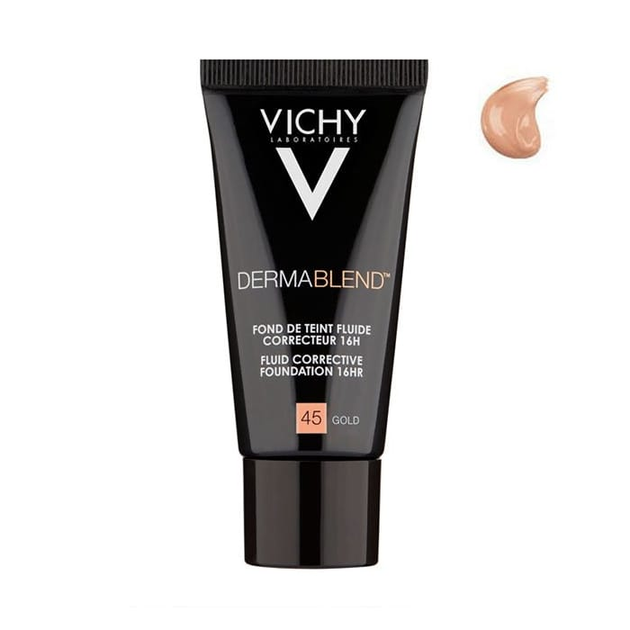 Тональний крем Vichy Dermablend Corrective Foundation 16h 45 Gold 30 мл (3337871316624) - зображення 1