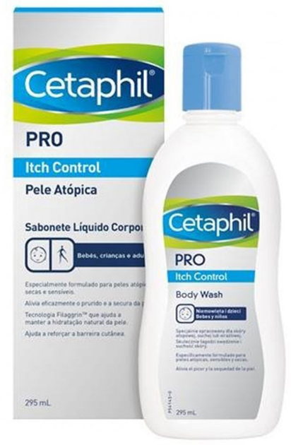 Очищувальна емульсія Cetaphil Pro Itch Limpiador Corporal 295 мл (3499320009232) - зображення 1