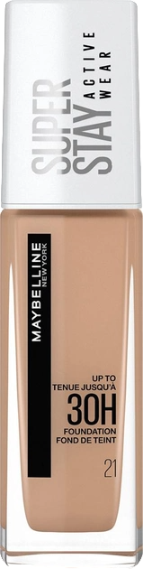 Тональний крем Maybelline Super Stay Active Wear 30H Foundation 21 Nude Beige 30 мл (3600531632410) - зображення 1