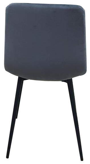 Стул кухонный серый ткань бархат DAOSUN UDC 9063 - Фото 4 Стул кухонный серый ткань бархат DAOSUN UDC 9063 - изображение 4