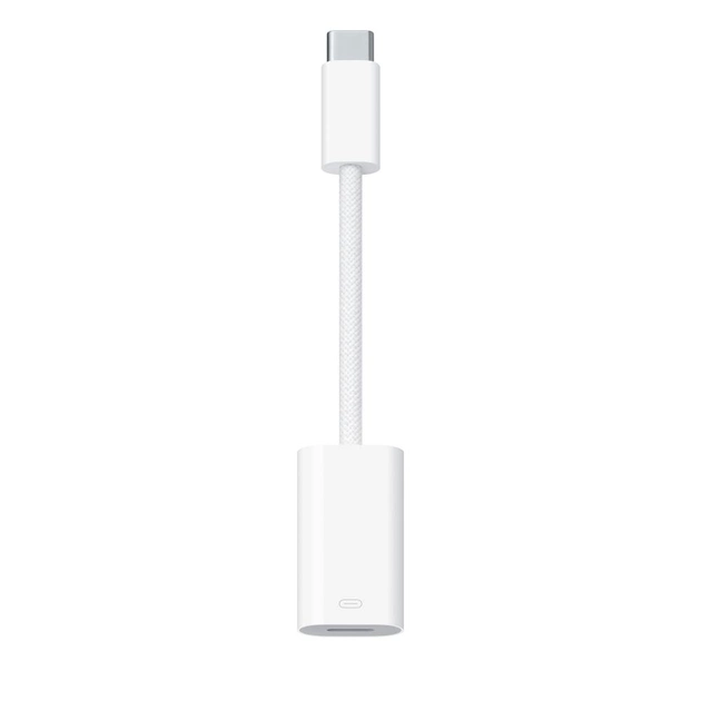Адаптер Apple USB-C to Lightning для iPhone, iPad White (MUQX3) - зображення 1