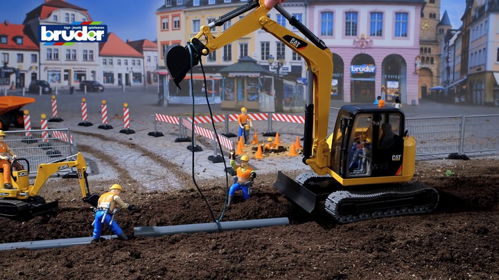 Figurka Bruder Minikoparka CAT (4001702024666) - obraz 6