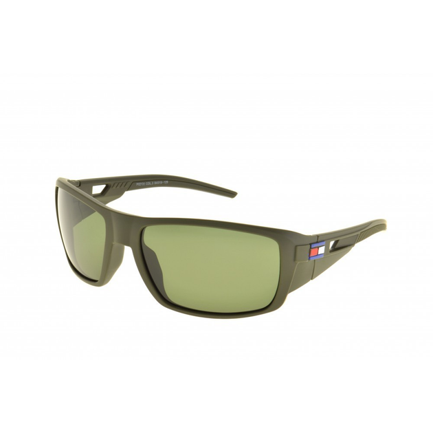 Тактичні окуляри сонцезахисні, з зеленими лінзами. 3-38083 - зображення 1