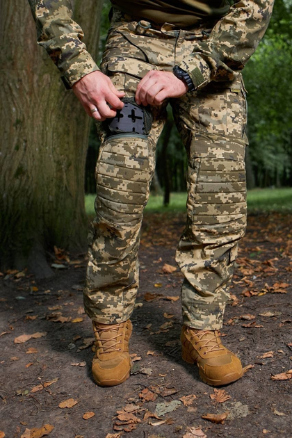 Тактичні штани Піксель з наколінниками ЗСУ мм14 військові штани ЗСУ 60 - зображення 2