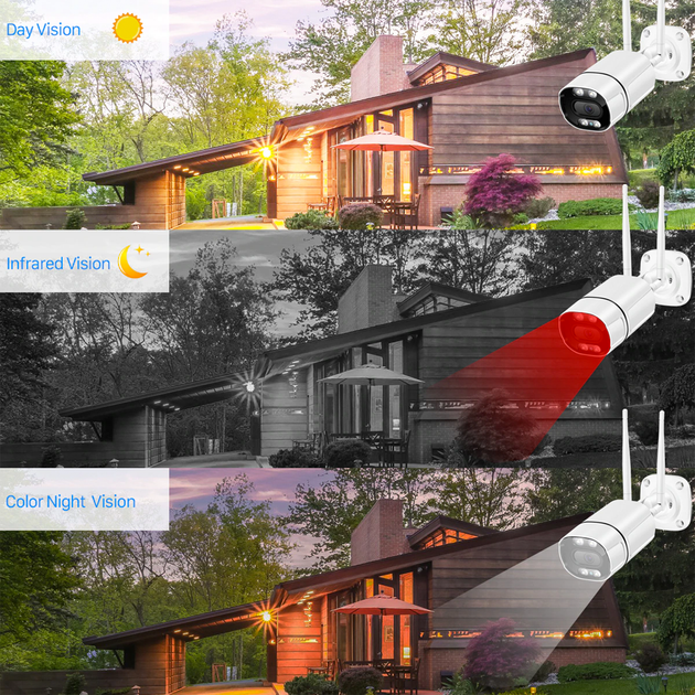 Камера видеонаблюдения Camera C16 TUYA APP WIFI IP 3.0 mp Уличная - Фото 6 Камера видеонаблюдения Camera C16 TUYA APP WIFI IP 3.0 mp Уличная - изображение 6