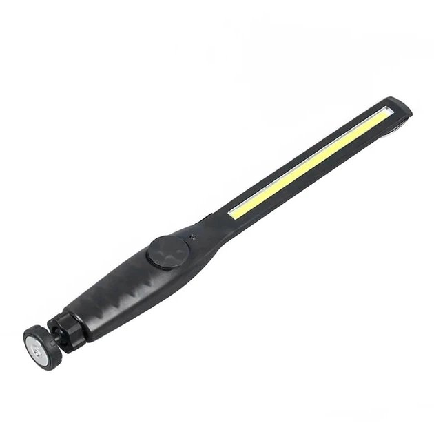 Ручний акумуляторний ліхтар із магнітом та кліпсою BL 821 COB 18650 usb - зображення 13