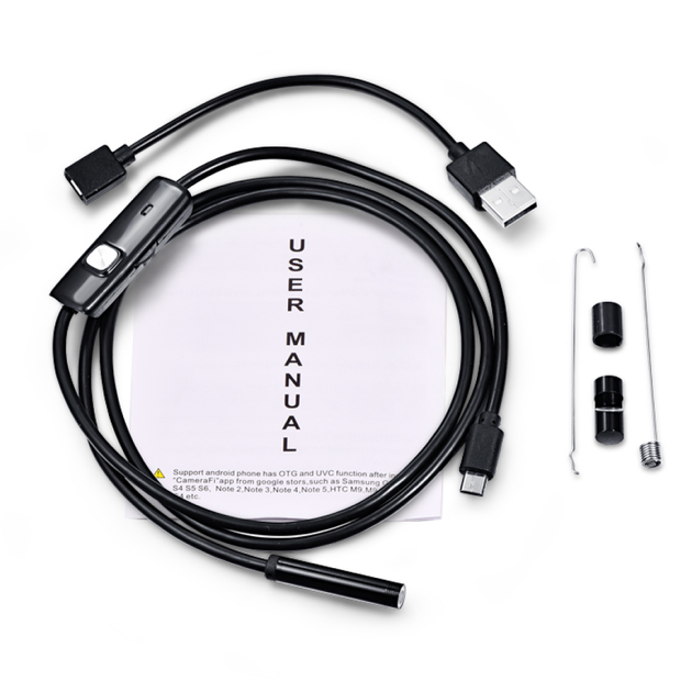 Камера ендоскоп з USB, Android та PC Endoscope, 2,2м - зображення 10