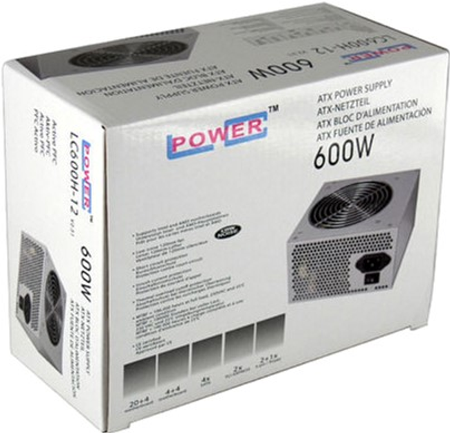 Zasilacz LC-Power LC600H-12 V2.31 600W - obraz 2