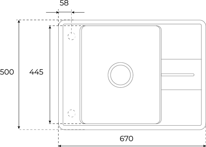 Кухонна мийка TEKA Easy Estela 50 S-TQ 670x500x200 мм онікс (40148090) - зображення 3